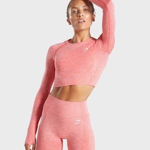 Gymshark Vital seamless coral marl top